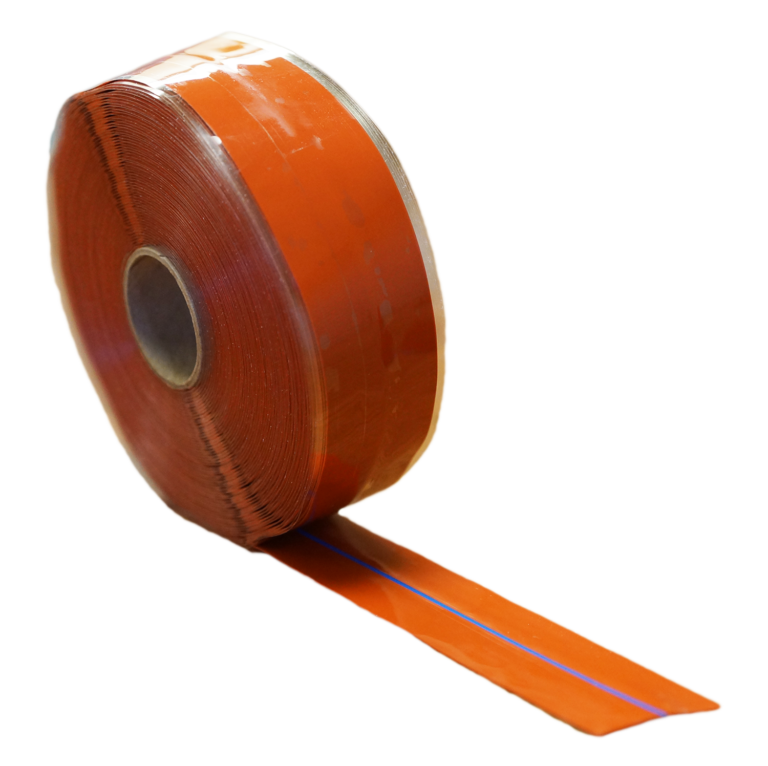 Orange Red Mil Spec Tape 1" x 36' 20 Mil Tommy Tape SelfFusing