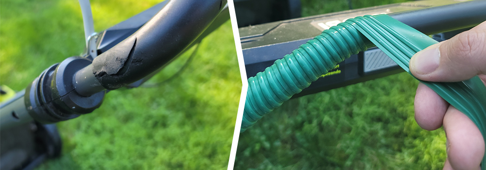 Removing Old Mower Grip and Adding Grip Wrap on your Lawn Mower
