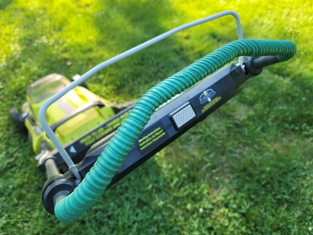 Lawn Mower with Green Tommy Tape Grip Wrap