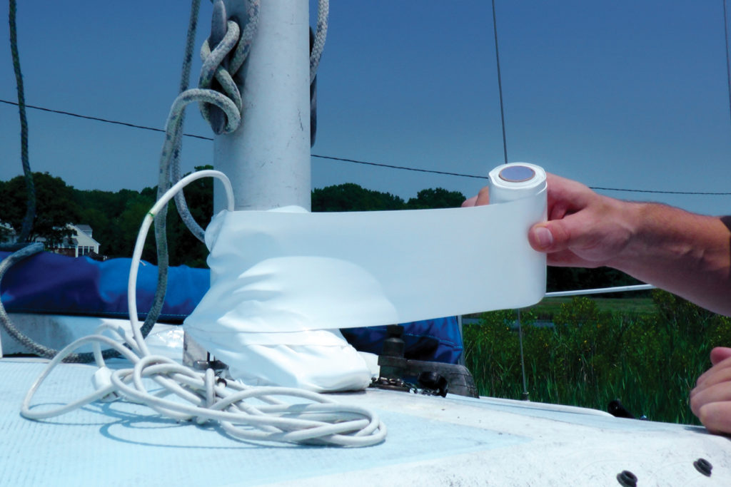 Mast Boot Wrap 4 in x 10 ft Tommy Tape SelfFusing Silicone